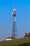 Communication Tower on rural field