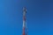 communication tower. Telco Trellis for 3G 4G 5G Apocalypse Internet Communication, mobile, FM Radio and Television Broadcasting On