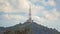 Communications antenna on a hill near Barcelona