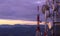 Communications and telephone towers on Mount Jaizkibel, Euskadi