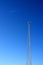 Communications Tower and a Jet soaring overhead