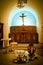 Communion room of St. Jerome\'s Church, Mapusa, Goa, India