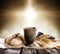 Communion - Unleavened Bread With Chalice Of Wine