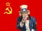 Communist Flag, Uncle Sam, Background, Politics