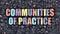 Communities of Practice in Multicolor. Doodle Design.