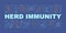 Community immunity word concepts banner