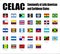 Community of Latin American and Caribbean States (CELAC), members flag