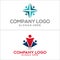 Community non-profit people logo design