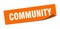community sticker.