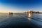 Commuter ferry crossing Boston Harbor