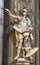 Como - The carved baroque statue of Joshua in church Santuario del Santissimo Crocifisso