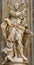COMO, ITALY - MAY 8, 2015: The baroque statue of king David in church Santuario del Santissimo Crocifisso by Stefano Salterio