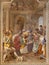 COMO, ITALY - MAY 8, 2015: The fresco of Wedding of Virgin Mary and St. Joseph in church Basilica di San Fedele by unknown artist