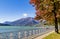 Como lake in autumn