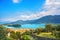 Como Lake, Isola Comacina and greenway trail. Italy, Europe