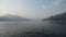 Como lake in Italy. View from Bellagio. Time Lapse.