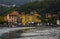 Como Lake and urban landscape of the architecture of Varenna, Italy