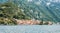 Como Lake. Varenna Town with Mountains on Background. Italy