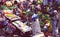 Comores: The market of Mutsamudu on the Island of the Islam Republic MohÃ©li