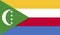 Comoros Flag Vector Illustration EPS