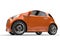 Compact Car - Orange Glossy Paint