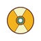 Compact disk audio device icon