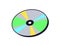 Compact disk icon. Metal CD, DVD disc in retro 90s style. Archive, information copy storage in 1990s nineties nostalgic