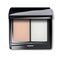 Compact make-up powder palette, realistic vector illustration. Makeup product package. Open square cosmetic case top view