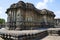 The compact and ornate Veeranarayana temple, Chennakeshava temple complex, Belur, Karnataka. View from South West.