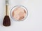 Compact powders and brush