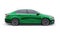 Compact Sports car Family Sedan 3d illustration.