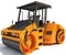 Compact Tandem Vibratory Road Roller 3D rendering