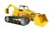 Compact tractor, front loader and backhoe