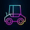Compact tractor nolan icon. Simple thin line, outline vector of consruction machinery icons for ui and ux, website or mobile