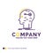 Company Name Logo Design For brain, hack, hacking, key, mind. Pu