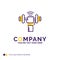 Company Name Logo Design For Dumbbell, gain, lifting, power, spo