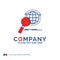 Company Name Logo Design For global, globe, magnifier, research