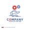 Company Name Logo Design For solution, hand, idea, gear, service