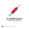 Company Name Logo Design For syringe, injection, vaccine, needle