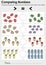 Comparing Numbers worksheet for education. - Compare the groups in each row and write the correct sign in the middle.