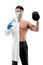 Comparison of doctor and bodybuilder`s profession outlook.