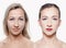 Comparison makeup model process