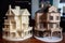 comparison of traditional and 3d printed house models