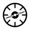 Compass guide device isolated icon