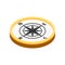Compass isometric 3d icon