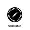 compass, orientation icon. One of business collection icons for websites, web design, mobile app