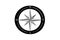 Compass sign icon. Wildrose navigation symbol.