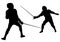 Compete in fencing two