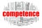 Competence word cloud