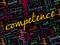 COMPETENCE word cloud collage